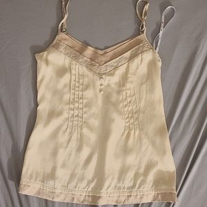 Vintage Anise Silk Charmeuse Camisole